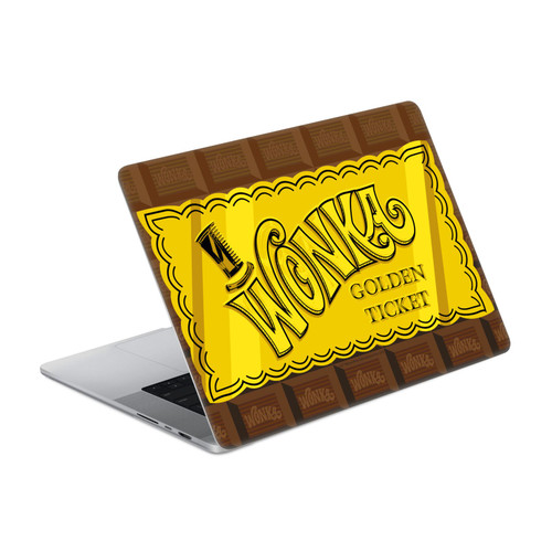 Willy Wonka and the Chocolate Factory Graphics Golden Ticket Vinyl Sticker Skin Decal Cover for Apple MacBook Pro 14" A2442