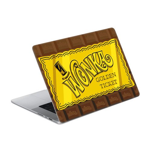 Willy Wonka and the Chocolate Factory Graphics Golden Ticket Vinyl Sticker Skin Decal Cover for Apple MacBook Pro 16" A2485