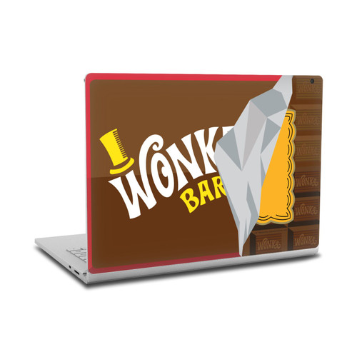 Willy Wonka and the Chocolate Factory Graphics Candy Bar Vinyl Sticker Skin Decal Cover for Microsoft Surface Book 2