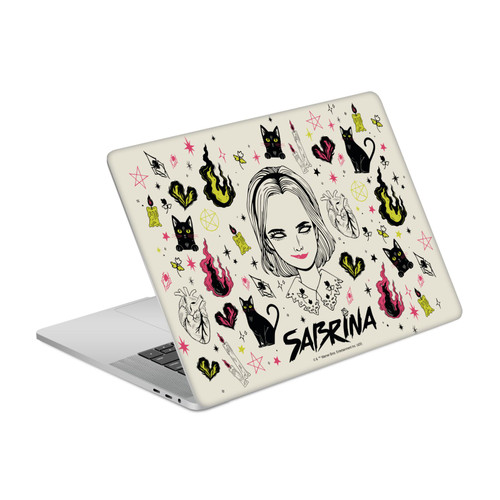 Chilling Adventures of Sabrina Graphics Pattern Illustration Vinyl Sticker Skin Decal Cover for Apple MacBook Pro 15.4" A1707/A1990