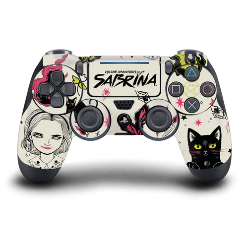 Chilling Adventures of Sabrina Graphics Pattern Illustration Vinyl Sticker Skin Decal Cover for Sony DualShock 4 Controller