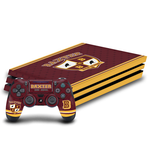Chilling Adventures of Sabrina Graphics Baxter High Logo Vinyl Sticker Skin Decal Cover for Sony PS4 Pro Bundle