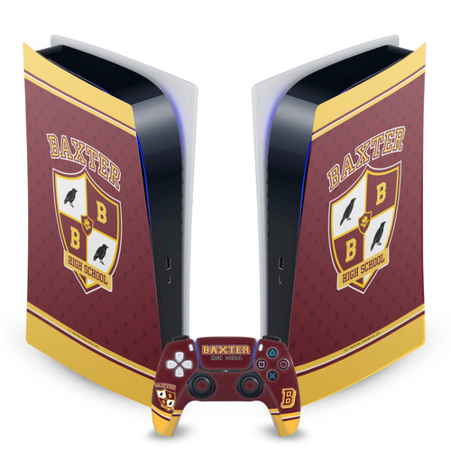Chilling Adventures of Sabrina Graphics Baxter High Logo Vinyl Sticker Skin Decal Cover for Sony PS5 Digital Edition Bundle