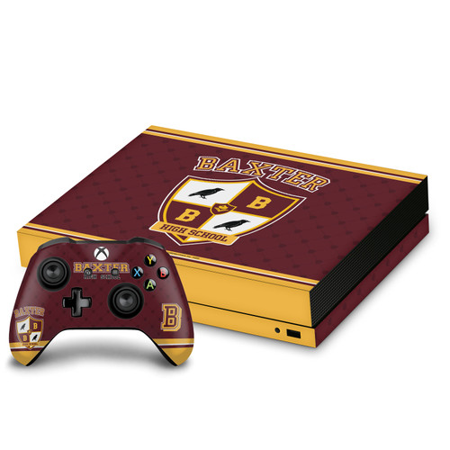 Chilling Adventures of Sabrina Graphics Baxter High Logo Vinyl Sticker Skin Decal Cover for Microsoft Xbox One X Bundle