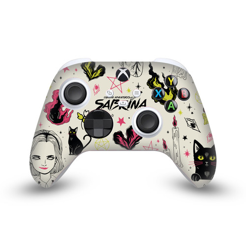 Chilling Adventures of Sabrina Graphics Pattern Illustration Vinyl Sticker Skin Decal Cover for Microsoft Xbox Series X / Series S Controller