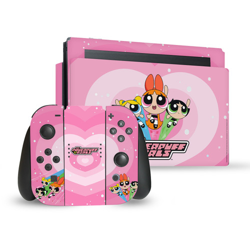 The Powerpuff Girls Graphics Group Vinyl Sticker Skin Decal Cover for Nintendo Switch Bundle