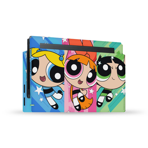 The Powerpuff Girls Graphics Group Oversized Vinyl Sticker Skin Decal Cover for Nintendo Switch Console & Dock