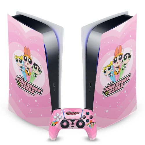The Powerpuff Girls Graphics Group Vinyl Sticker Skin Decal Cover for Sony PS5 Digital Edition Bundle