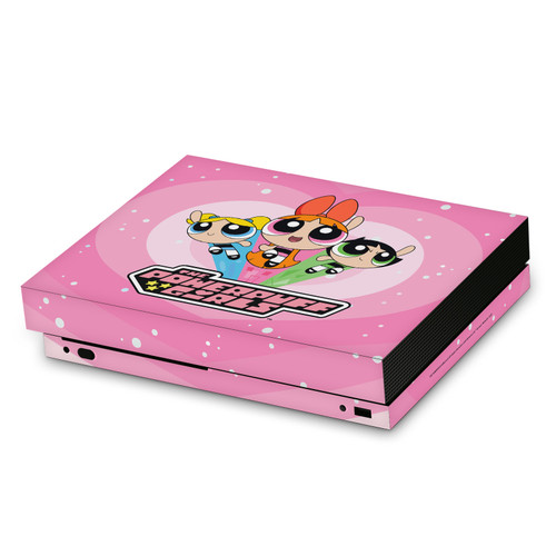 The Powerpuff Girls Graphics Group Vinyl Sticker Skin Decal Cover for Microsoft Xbox One X Console