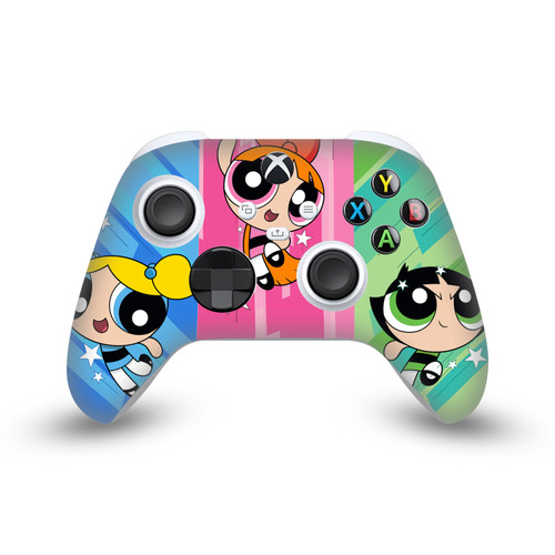 The Powerpuff Girls Graphics Group Oversized Vinyl Sticker Skin Decal Cover for Microsoft Xbox Series X / Series S Controller