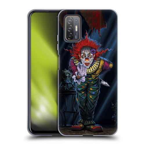 Vincent Hie Graphics Surprise Clown Soft Gel Case for HTC Desire 21 Pro 5G