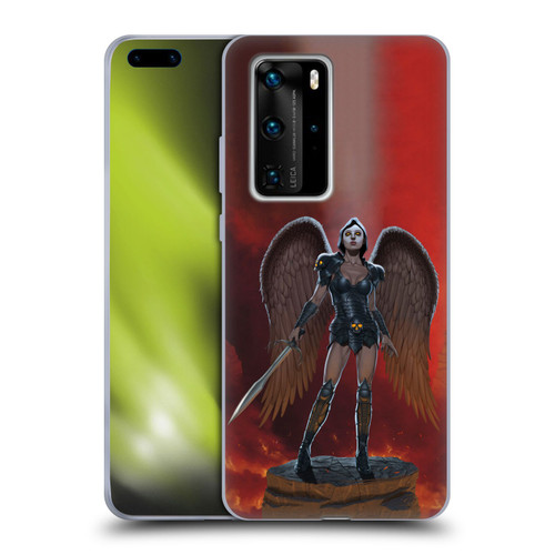 Vincent Hie Graphics Angel Of Vengeance Soft Gel Case for Huawei P40 Pro / P40 Pro Plus 5G