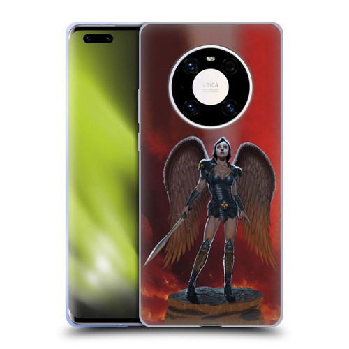 Vincent Hie Graphics Angel Of Vengeance Soft Gel Case for Huawei Mate 40 Pro 5G
