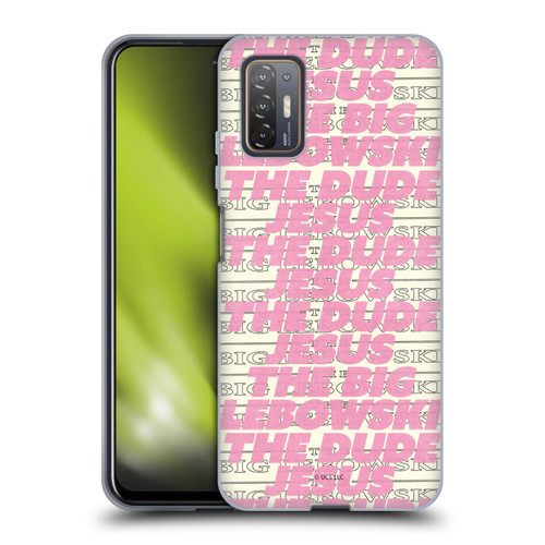 The Big Lebowski Graphics Typography Soft Gel Case for HTC Desire 21 Pro 5G