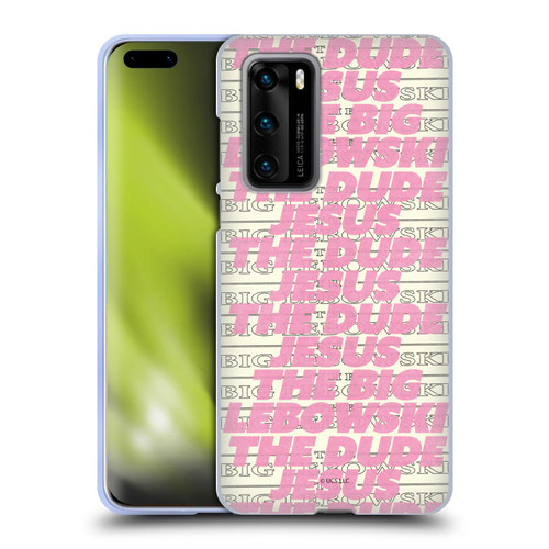 The Big Lebowski Graphics Typography Soft Gel Case for Huawei P40 5G