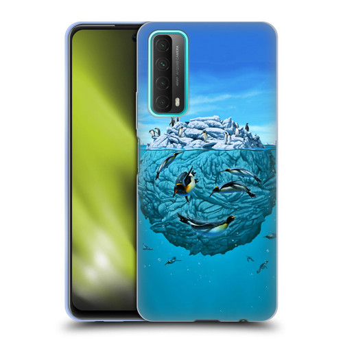 Vincent Hie Graphics Penguin Wink Soft Gel Case for Huawei P Smart (2021)