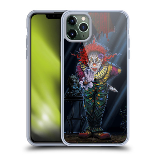 Vincent Hie Graphics Surprise Clown Soft Gel Case for Apple iPhone 11 Pro Max