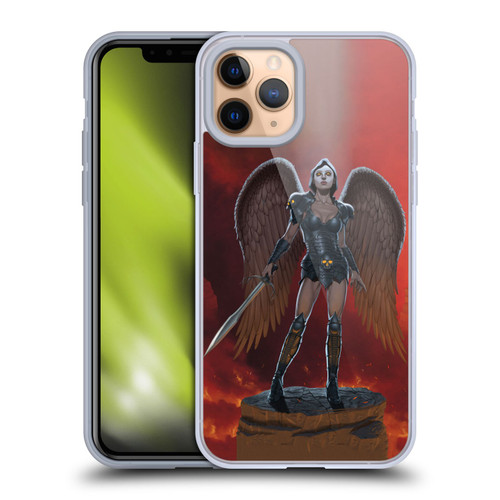 Vincent Hie Graphics Angel Of Vengeance Soft Gel Case for Apple iPhone 11 Pro