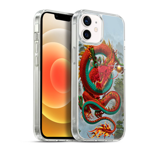 Vincent Hie Graphics Good Fortune Dragon Soft Gel Case for Apple iPhone 12 / iPhone 12 Pro & MagSafe