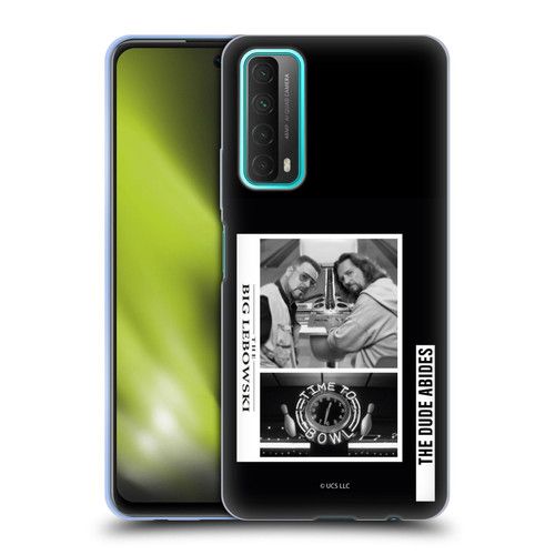 The Big Lebowski Graphics Black And White Soft Gel Case for Huawei P Smart (2021)