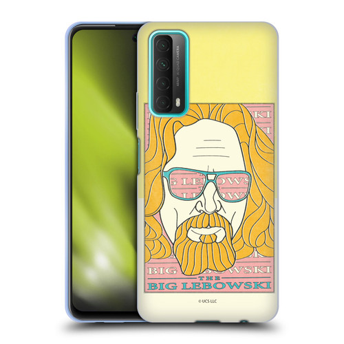 The Big Lebowski Graphics The Dude Head Soft Gel Case for Huawei P Smart (2021)