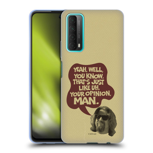 The Big Lebowski Graphics The Dude Opinion Soft Gel Case for Huawei P Smart (2021)