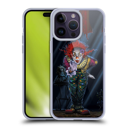 Vincent Hie Graphics Surprise Clown Soft Gel Case for Apple iPhone 14 Pro Max