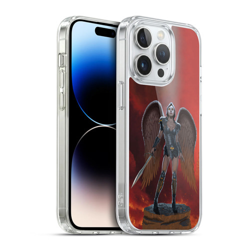 Vincent Hie Graphics Angel Of Vengeance Soft Gel Case for Apple iPhone 14 Pro & MagSafe