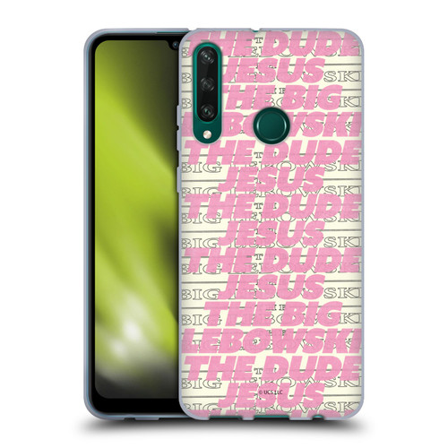 The Big Lebowski Graphics Typography Soft Gel Case for Huawei Y6p