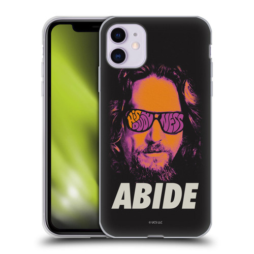 The Big Lebowski Graphics The Dude Neon Soft Gel Case for Apple iPhone 11