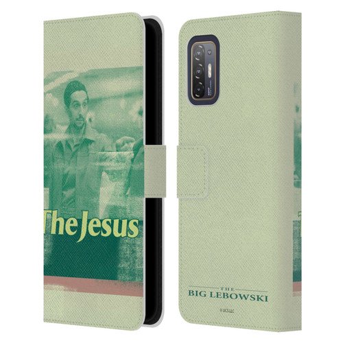 The Big Lebowski Graphics The Jesus Leather Book Wallet Case Cover For HTC Desire 21 Pro 5G