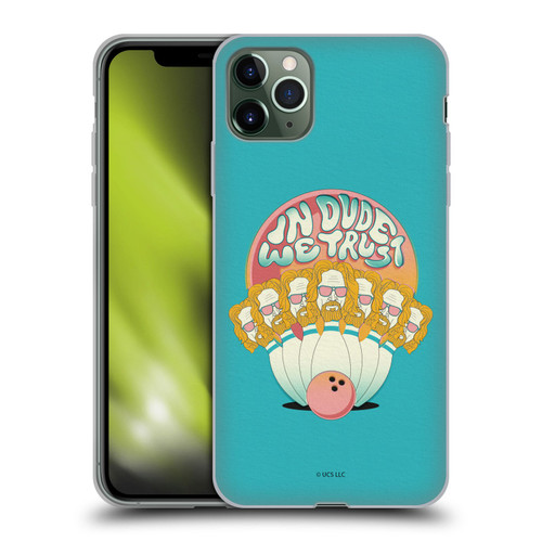 The Big Lebowski Graphics In Dude We Trust Soft Gel Case for Apple iPhone 11 Pro Max