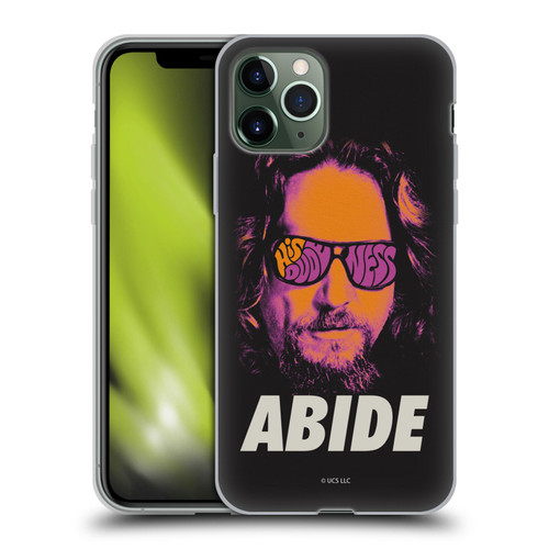 The Big Lebowski Graphics The Dude Neon Soft Gel Case for Apple iPhone 11 Pro