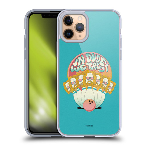 The Big Lebowski Graphics In Dude We Trust Soft Gel Case for Apple iPhone 11 Pro