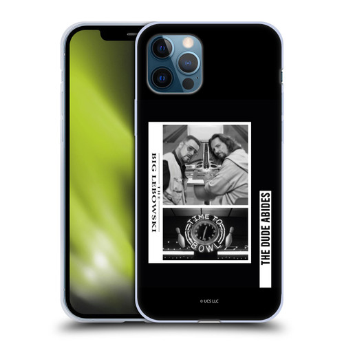 The Big Lebowski Graphics Black And White Soft Gel Case for Apple iPhone 12 / iPhone 12 Pro