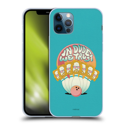 The Big Lebowski Graphics In Dude We Trust Soft Gel Case for Apple iPhone 12 / iPhone 12 Pro