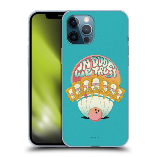 The Big Lebowski Graphics In Dude We Trust Soft Gel Case for Apple iPhone 12 Pro Max