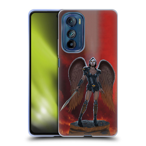 Vincent Hie Graphics Angel Of Vengeance Soft Gel Case for Motorola Edge 30