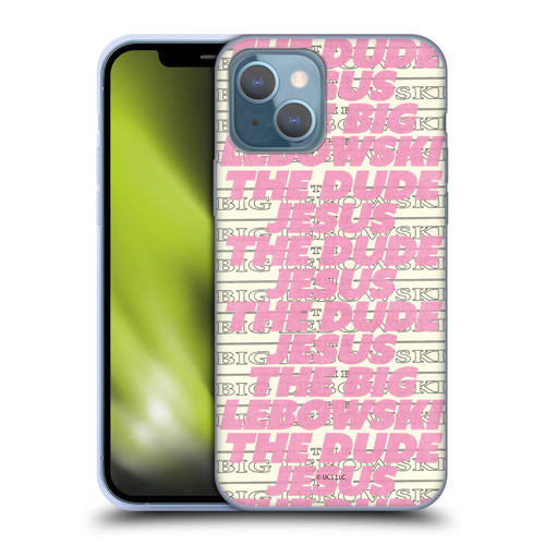 The Big Lebowski Graphics Typography Soft Gel Case for Apple iPhone 13