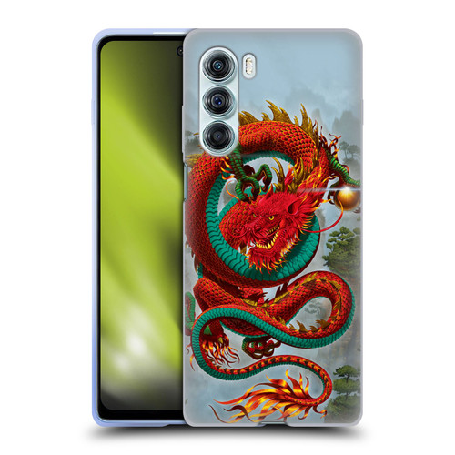 Vincent Hie Graphics Good Fortune Dragon Soft Gel Case for Motorola Edge S30 / Moto G200 5G
