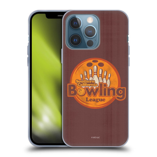 The Big Lebowski Graphics Bowling Soft Gel Case for Apple iPhone 13 Pro