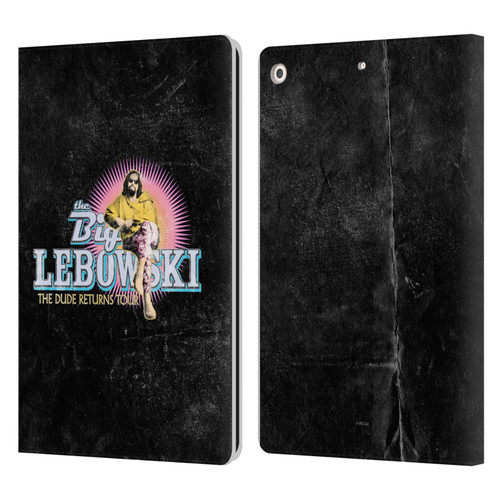 The Big Lebowski Graphics The Dude Returns Leather Book Wallet Case Cover For Apple iPad 10.2 2019/2020/2021