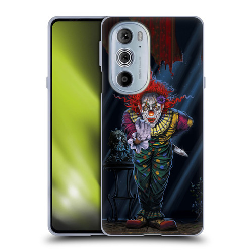 Vincent Hie Graphics Surprise Clown Soft Gel Case for Motorola Edge X30