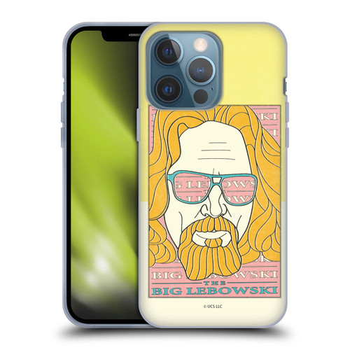 The Big Lebowski Graphics The Dude Head Soft Gel Case for Apple iPhone 13 Pro