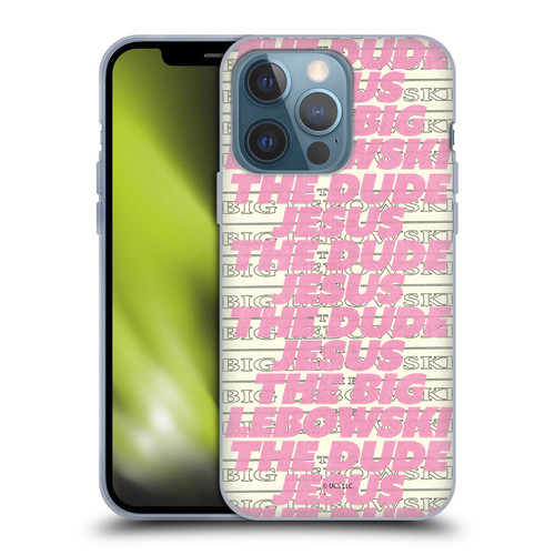 The Big Lebowski Graphics Typography Soft Gel Case for Apple iPhone 13 Pro