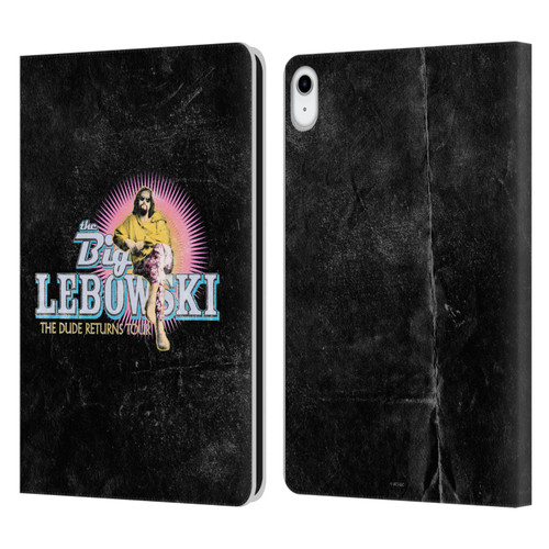 The Big Lebowski Graphics The Dude Returns Leather Book Wallet Case Cover For Apple iPad 10.9 (2022)