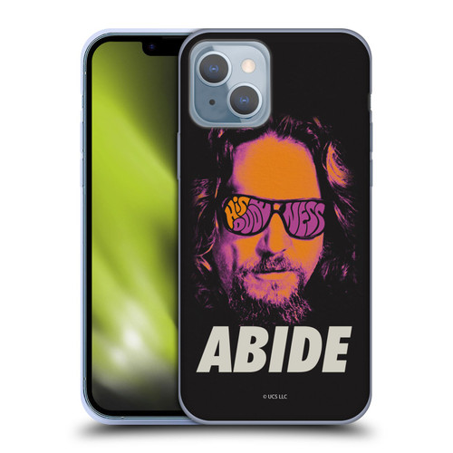 The Big Lebowski Graphics The Dude Neon Soft Gel Case for Apple iPhone 14