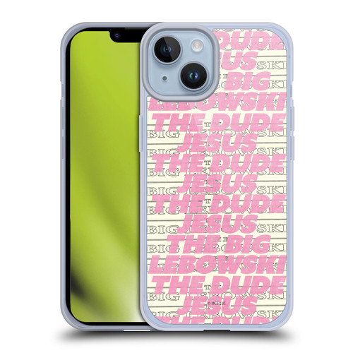 The Big Lebowski Graphics Typography Soft Gel Case for Apple iPhone 14