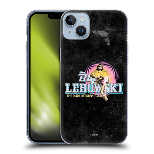 The Big Lebowski Graphics The Dude Returns Soft Gel Case for Apple iPhone 14 Plus