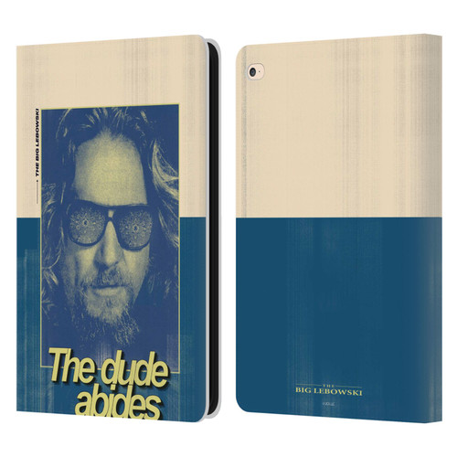 The Big Lebowski Graphics The Dude Abides Leather Book Wallet Case Cover For Apple iPad Air 2 (2014)